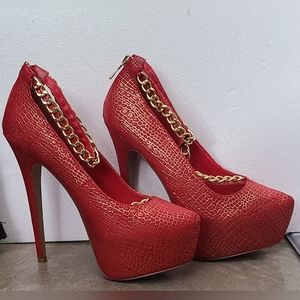 Amberlee Platform High Heel Stiletto Pumps - Like New